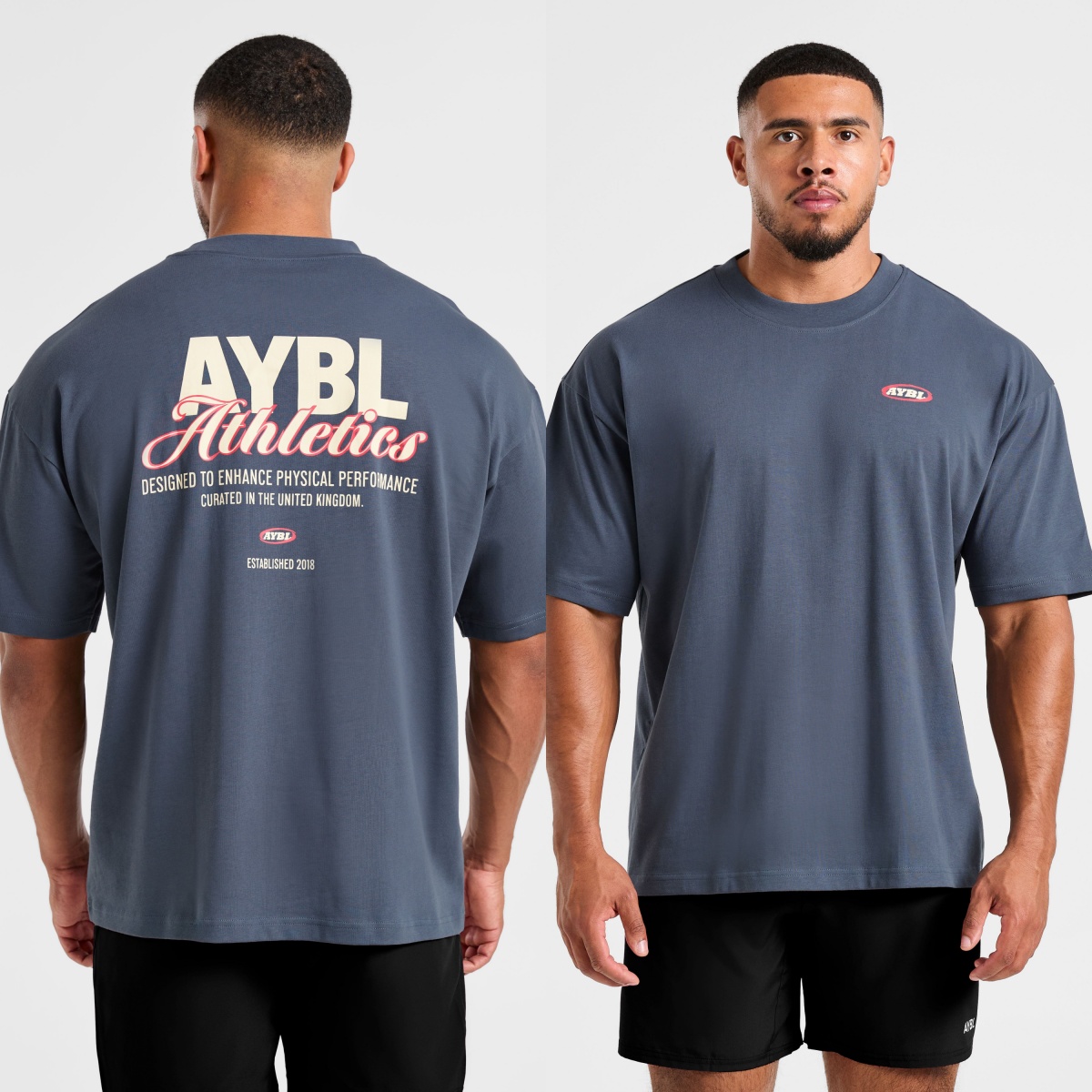 Streetwear Gym Brand - Camiseta Clásica Deportiva Oversize con Estampado