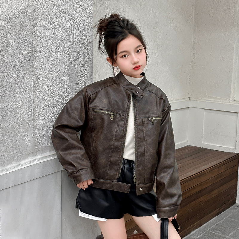 Streetwear Brand Photography - Chaqueta de cuero Pu cálida de