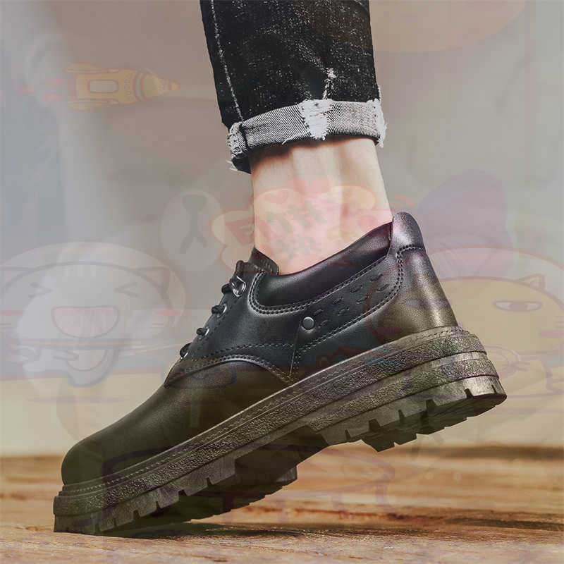 Streetwear Brand In Vietnam - Zapatillas deportivas de cuero Natural oscuro