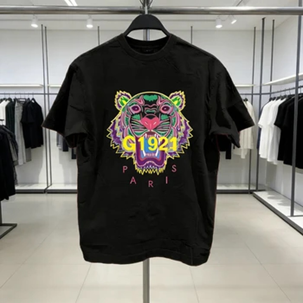 Streetwear Brand Shirts - Camiseta con Estampado de Cabeza de