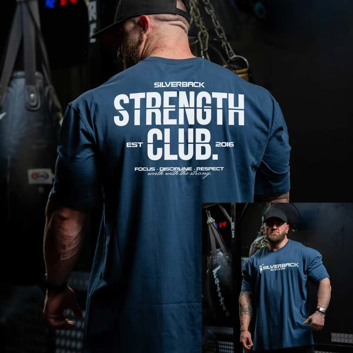 Streetwear Gym Brand - Camiseta de Algodón con Estampado Gráfico