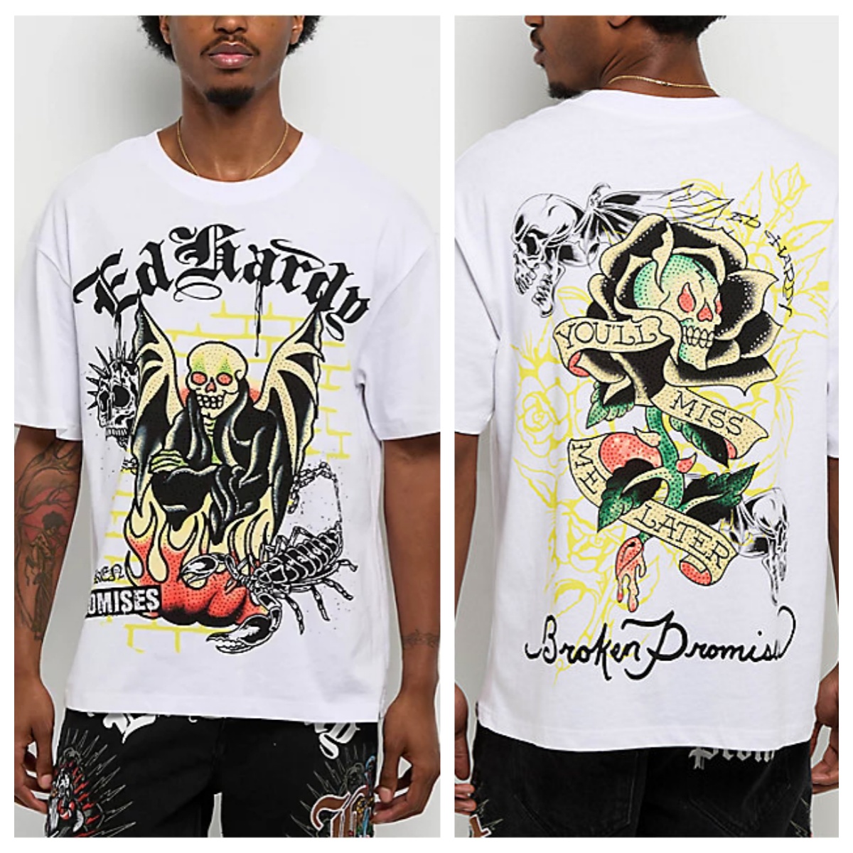 Camiseta de algodón con estamp - Streetwear Brand Shirts reseña y precio