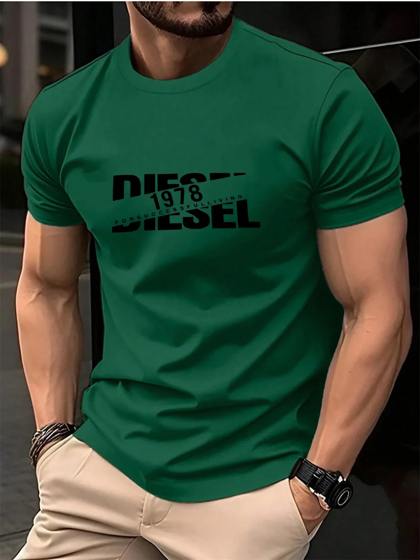 La camiseta de verano para hom - Streetwear Brand Shirts reseña y precio