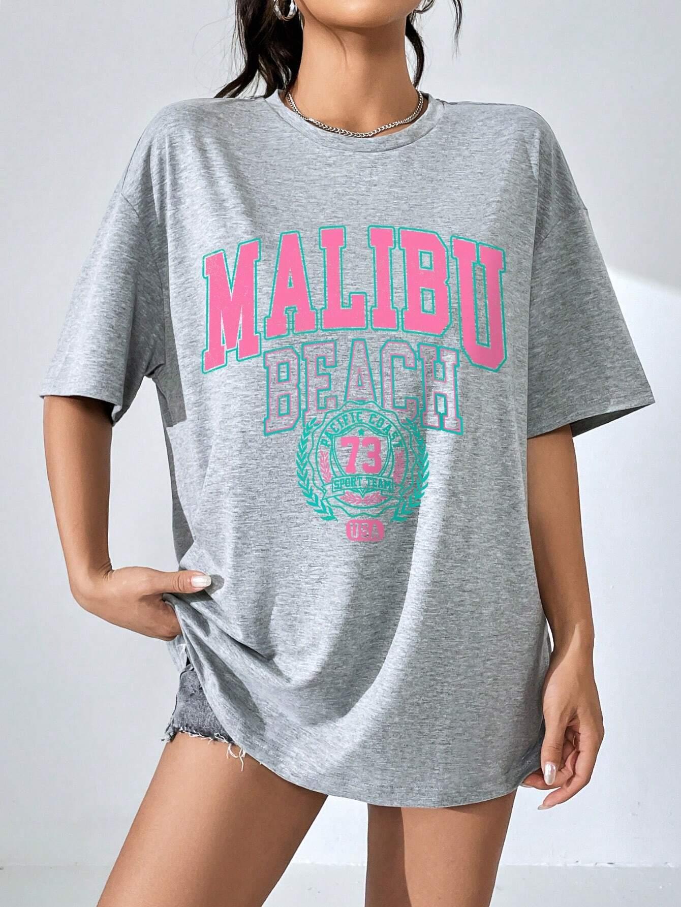 Malibu Beach-camisetas con est - Streetwear Brand Shirts reseña y precio