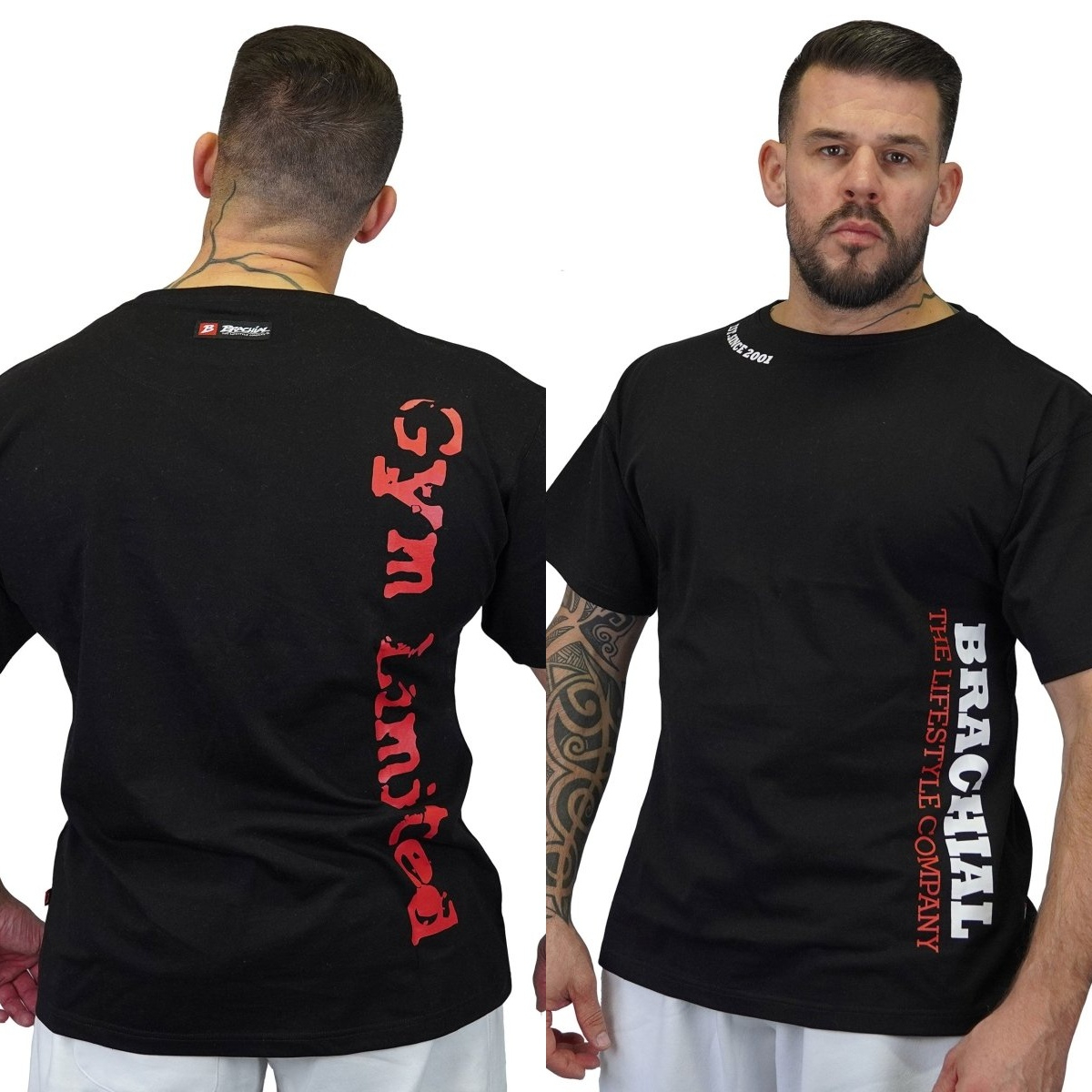Camiseta de algodón con estamp - Streetwear Gym Brand reseña y precio