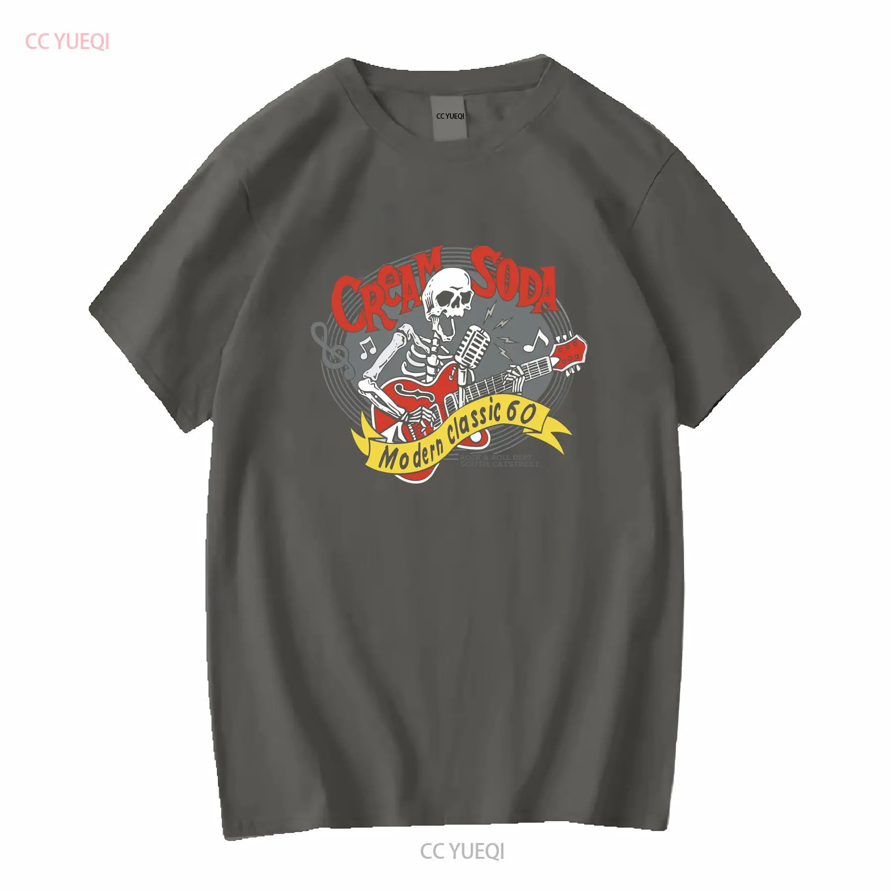Camiseta Cream Soda Rock Roll, - Streetwear Brand Shirts reseña y precio
