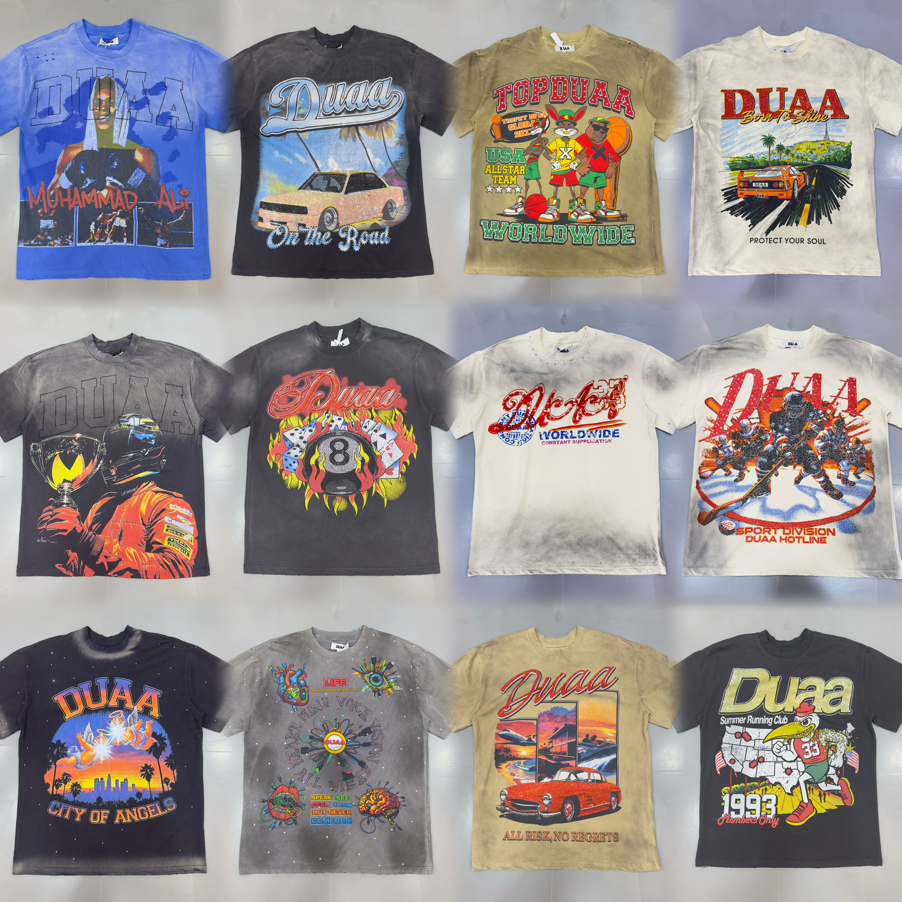 Camiseta de manga corta vintag - Streetwear Brand Photography reseña y precio