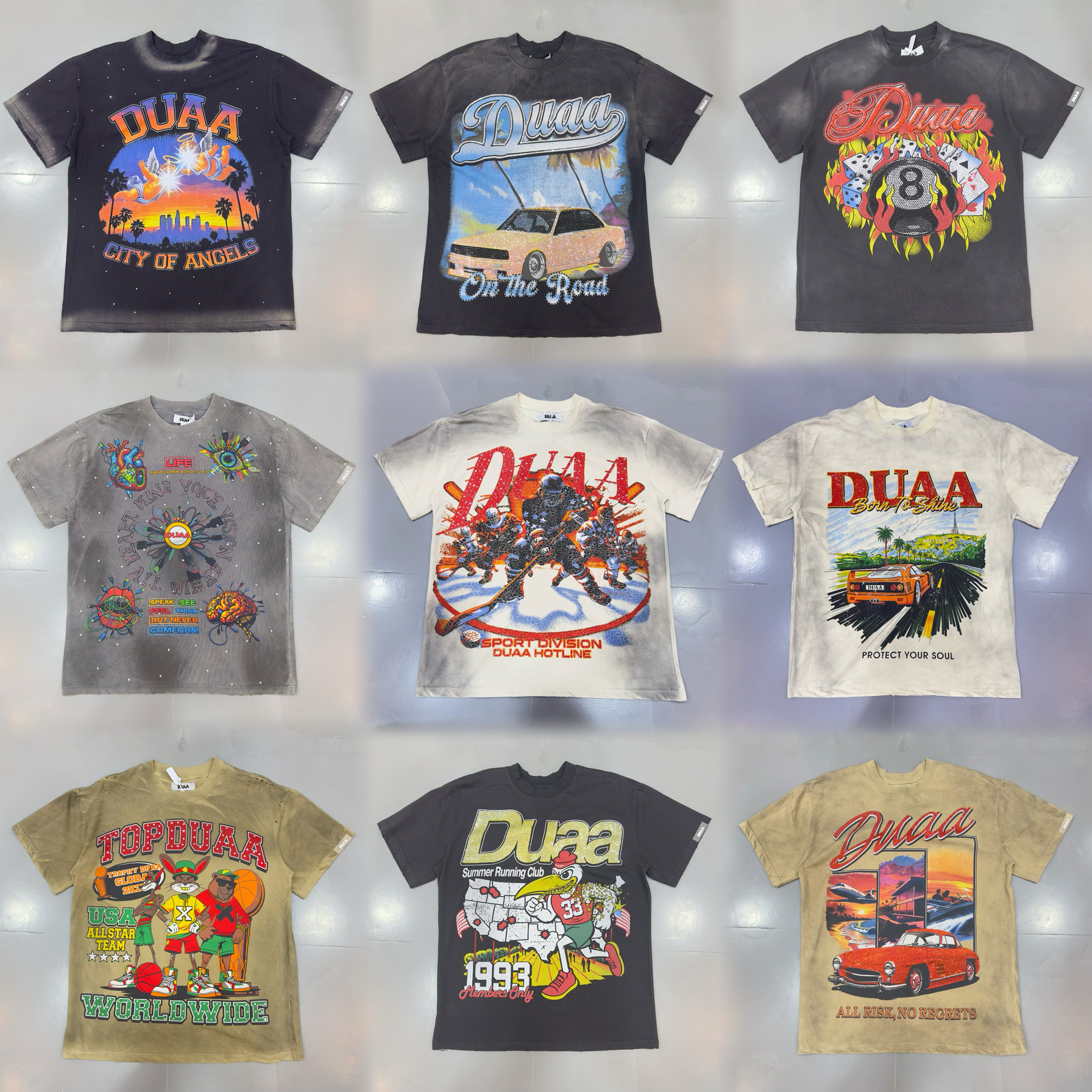 Camiseta de manga corta vintag - Streetwear Brand Photography reseña y precio