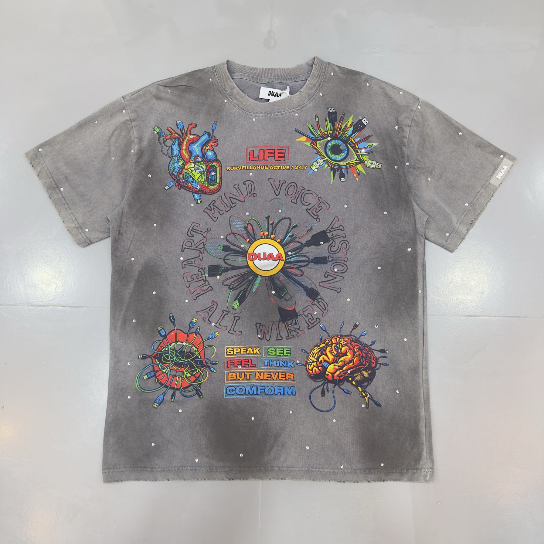 Camiseta de manga corta vintag - Streetwear Brand Photography reseña y precio
